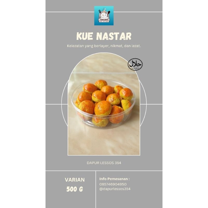 

ROTI/KUE NASTAR VARIAN 500 gram