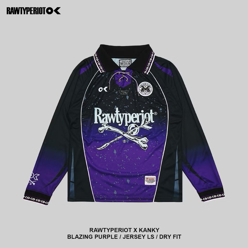 100% Original - Rawtype Riot x Kanky - Jersey - Blazing Purple