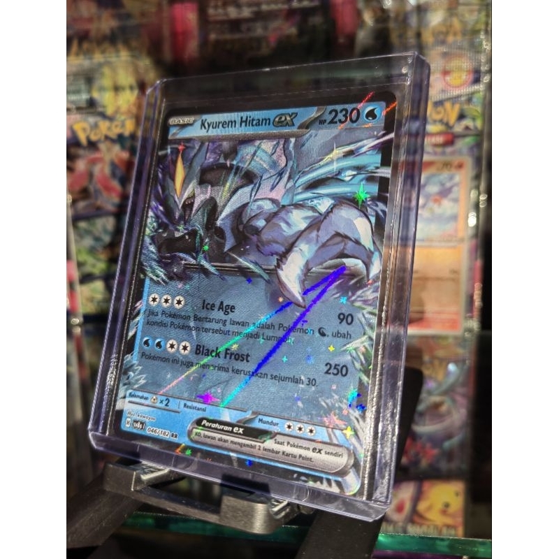 Kartu Kyurem Hitam EX RR ORIGINAL TCG POKEMON INDONESIA