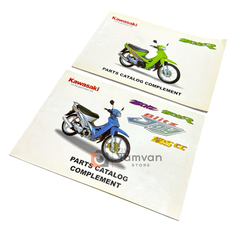 BUKU PARTS KATALOG KAWASAKI BLITZ BLITZ R BLITZ JOY 125 ORIGINAL