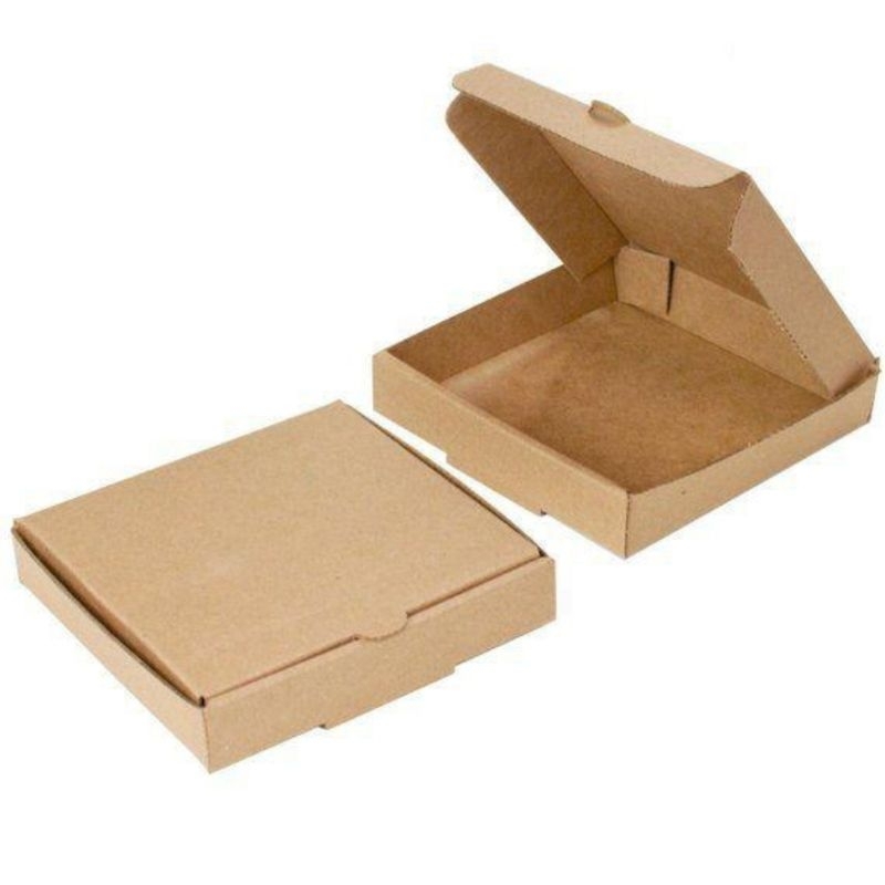 

Megapek box pizza carton kardus pizza 20x20 22x22 25x25cm x tinggi 5cm. isi 10pcs