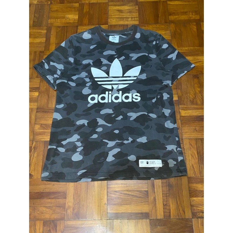 kaos Adidas x Bape original second