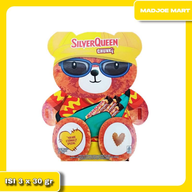 

SilverQueen Chunky Bear Chocolate 3 x 30 g