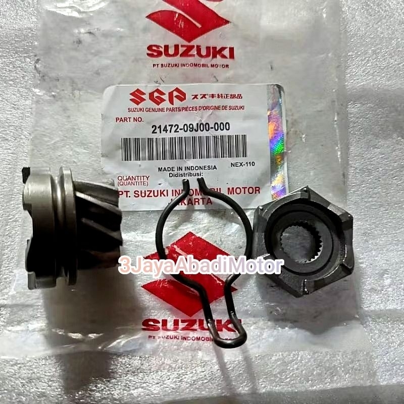 GIGI PINION KICK STATER SUZUKI NEX KARBU NEX 1 NEX 2 NEX FI ADDRESS LET'S LETS ORIGINAL EQUIPMENT MA