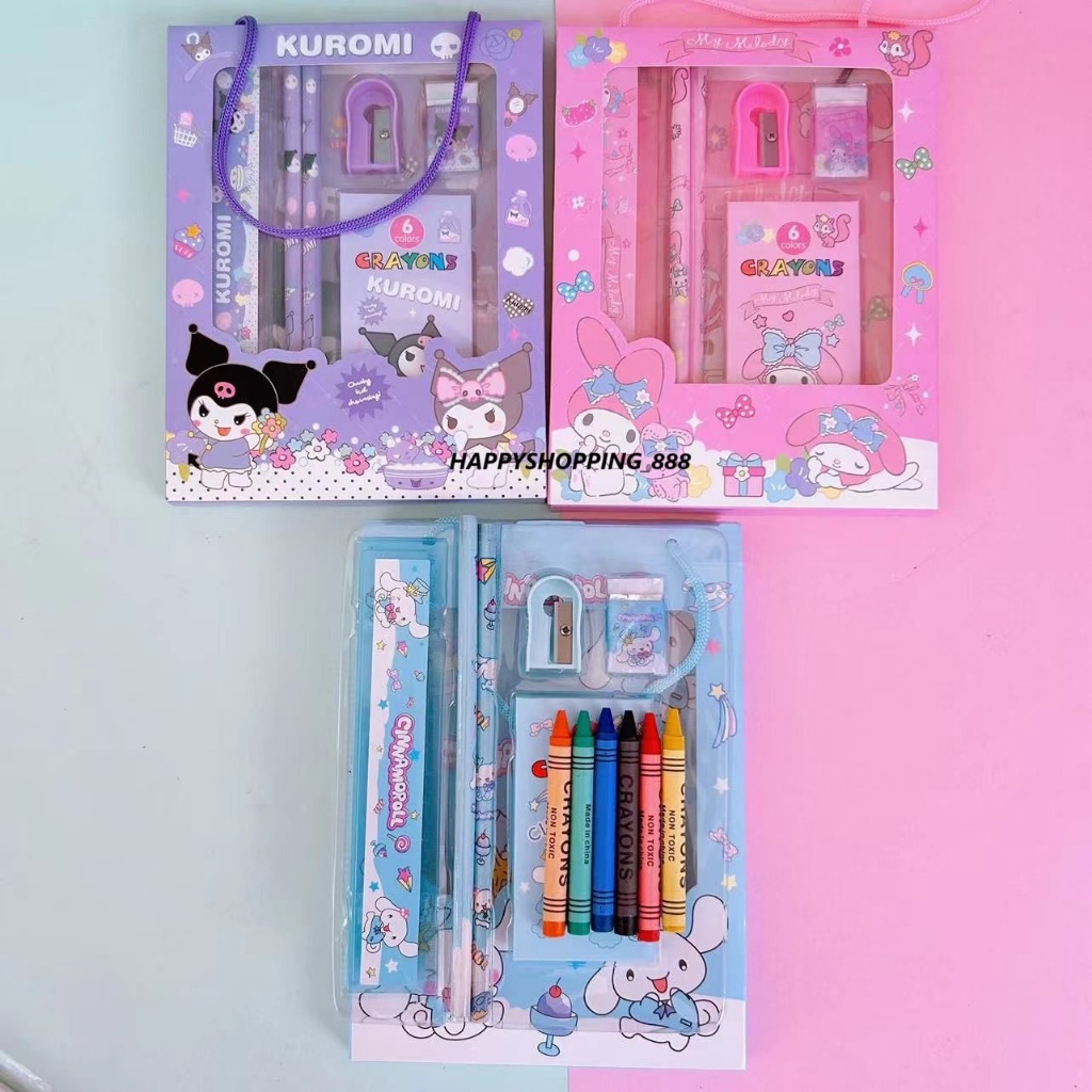 

PAKET ALAT TULIS 5 IN 1 - ALAT TULIS PAKET KARAKTER LUCU SET 8885/SET STUDY