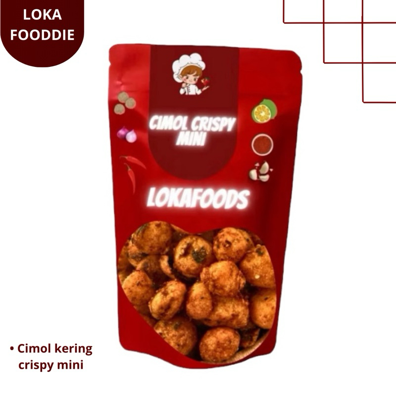 

Lokafooddie - Cimol Crispy 250gr kemasan box