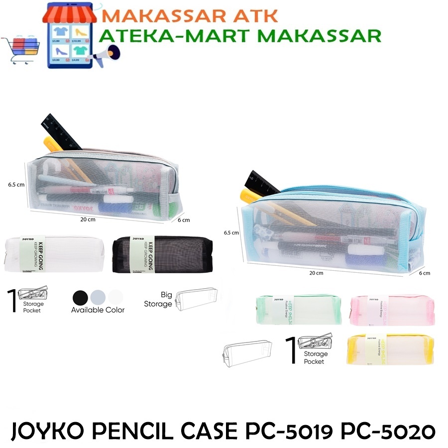 

[PCS] JOYKO PENCIL CASE TEMPAT PENSIL PC-5019 PC-5020