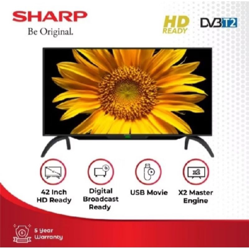 SHARP TV LED 42 INCH FULL HD  2TC42DD1I DIGITAL GARANSI RESMI