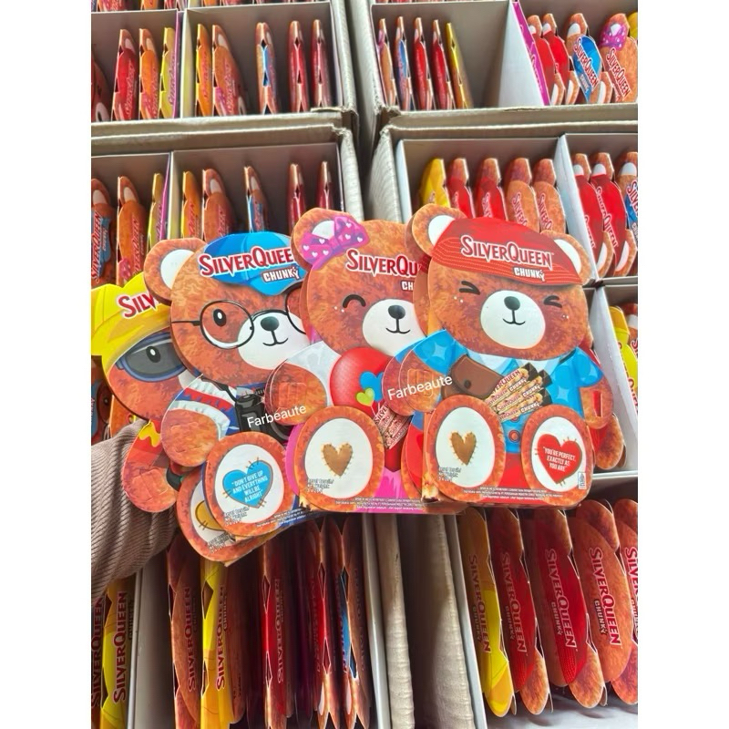 

SILVERQUEEN CHUNKY BAR , SILVERQUEEN BERUANG, COKLAT BERUANG, COKLAT VALENTINE, silverqueen cashew isi 3 coklat