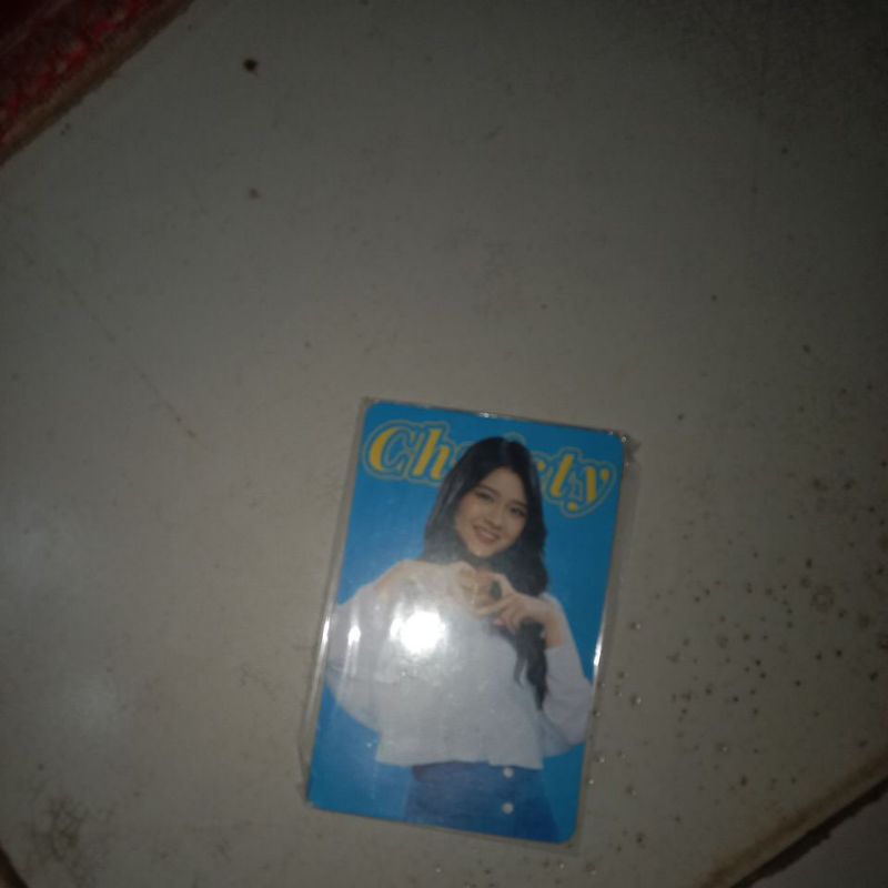 photocard official christy japota