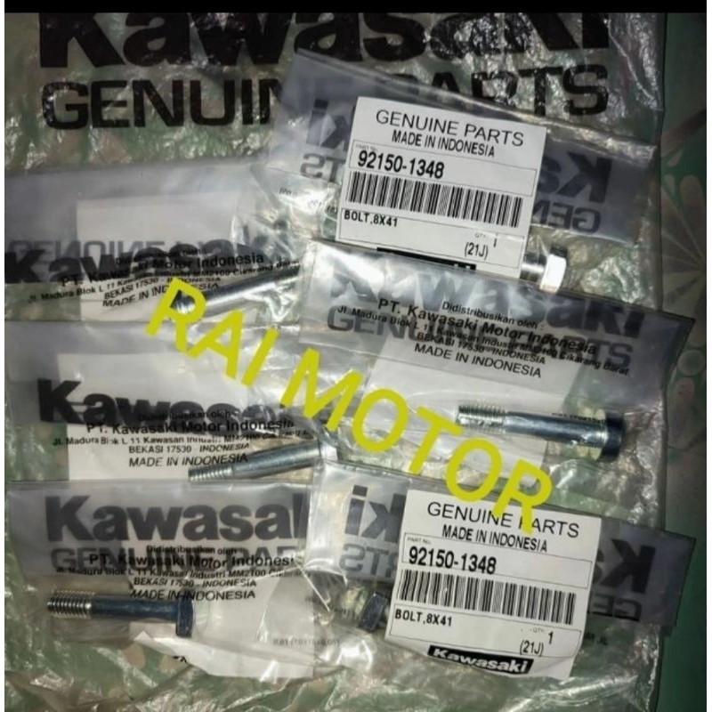 baut gear belakang ninja rr r ss isi 6 original