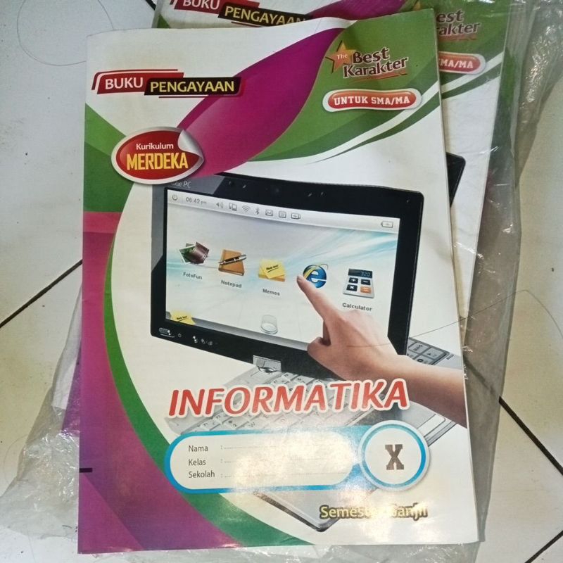 Informatika Kelas X SMA/ MA - LKS Buku pengayaan - Kurikulum Merdeka