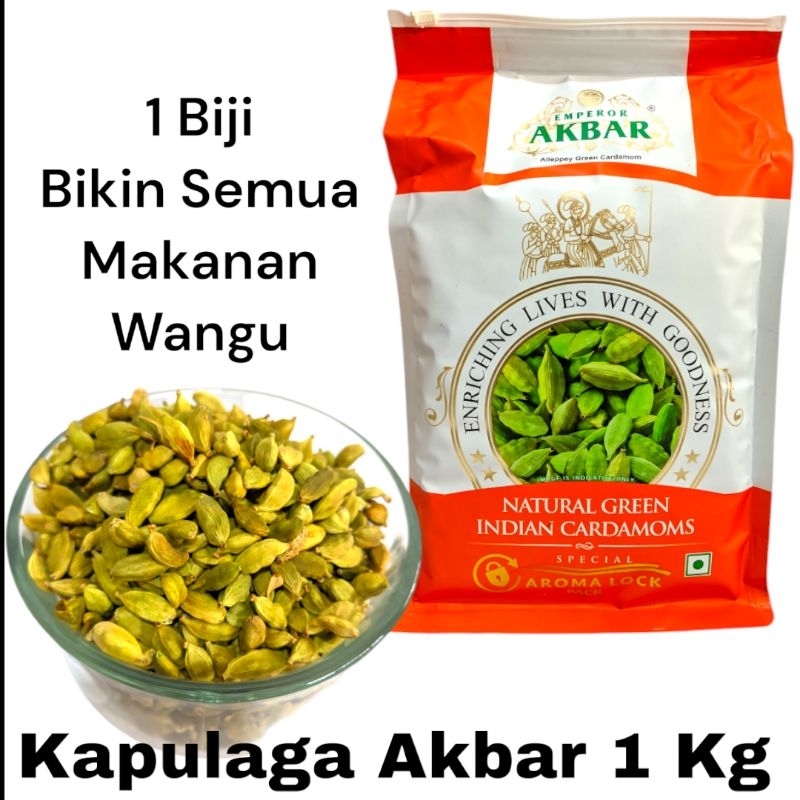 

Kapulaga Akbar Asli Alami 1Kg / 500gr / 10 Gr Resep Makanan Bahan Masakan Pewangi Masakan