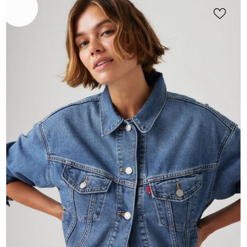 Jaket levis staruss & co Ori wanita / Denim Atasan levis staruss & co navy