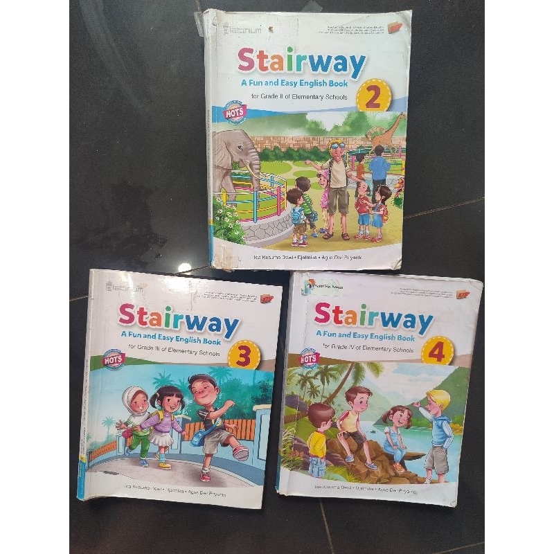 Buku PRELOVED bahasa Inggris STAIRWAY STARWAY kelas 2 / 3 / 4