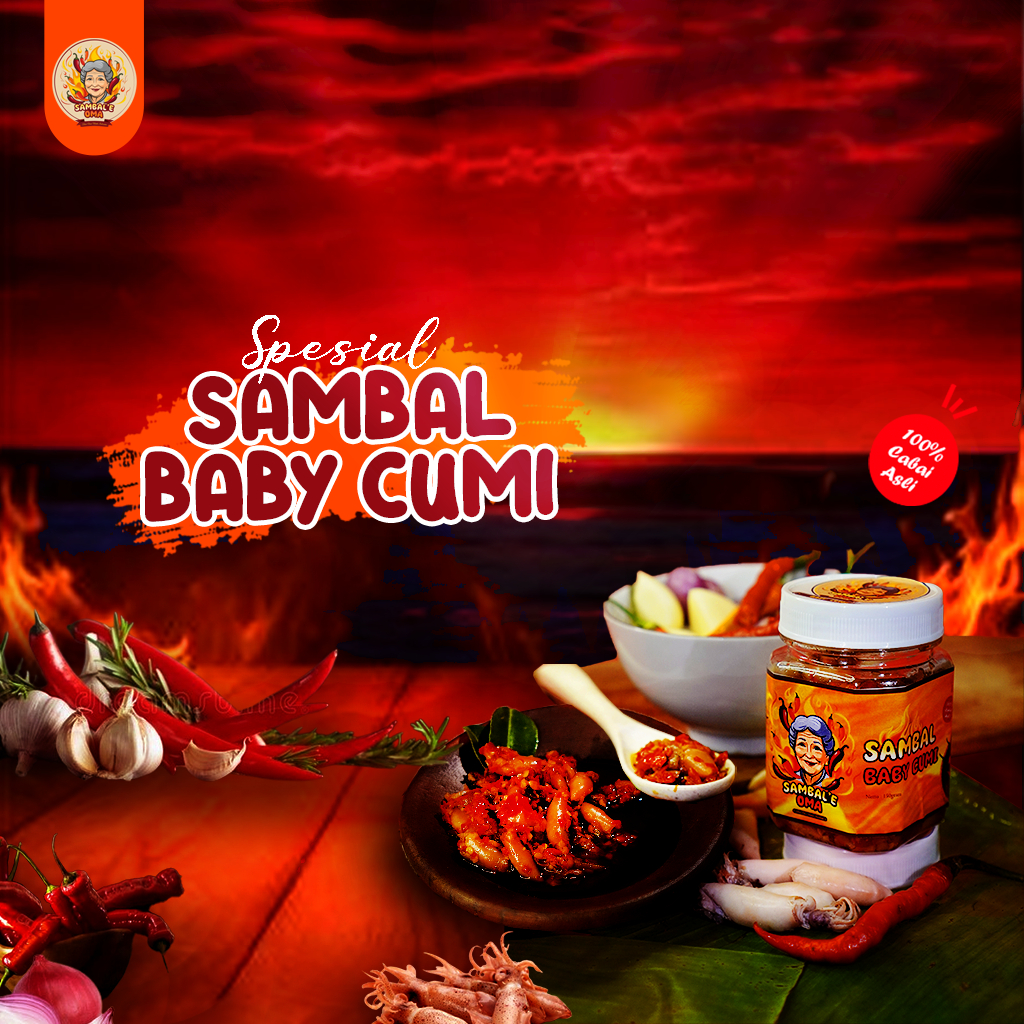 

Sambal'E Oma - Sambal Baby Cumi - 150 Gr