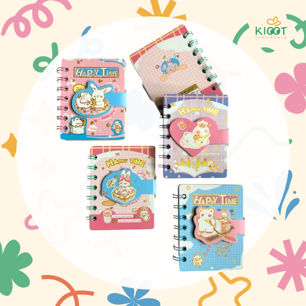 

Kioot - Buku Spiral A6 Lucu / Buku Tulis Kecil Anak / Notebook Mini Perlengkapan Sekolah 821100-21