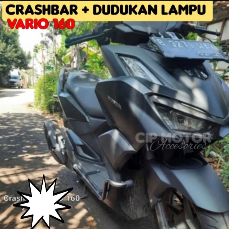 Tubular Pelindung Bodi Deck Vario 160 Crash Bar Honda Vario160