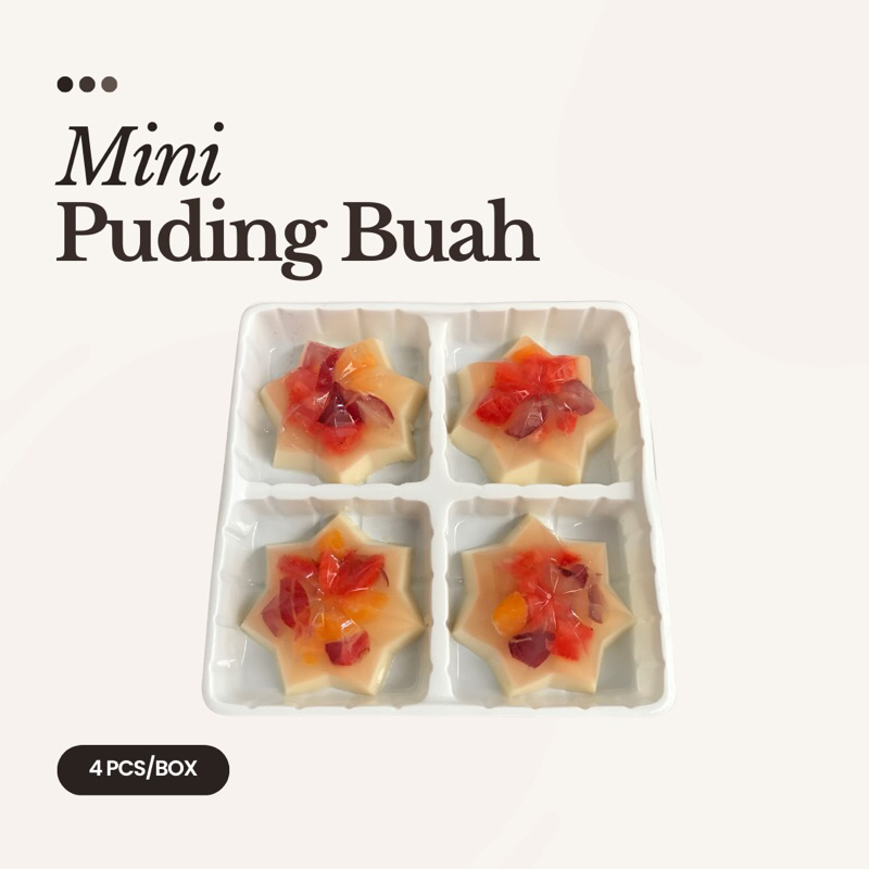 

Mini puding Buah