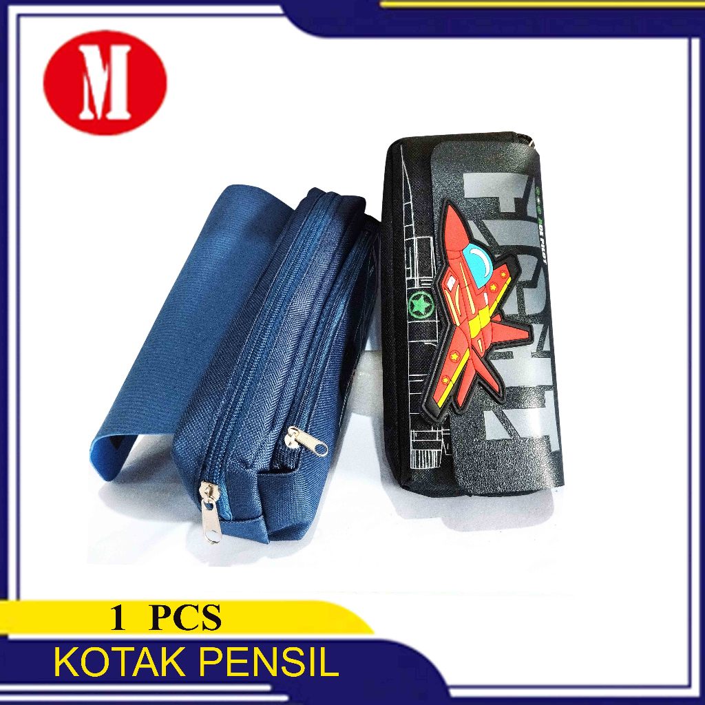 

Kotak Pensil Kain Motip Pesawat