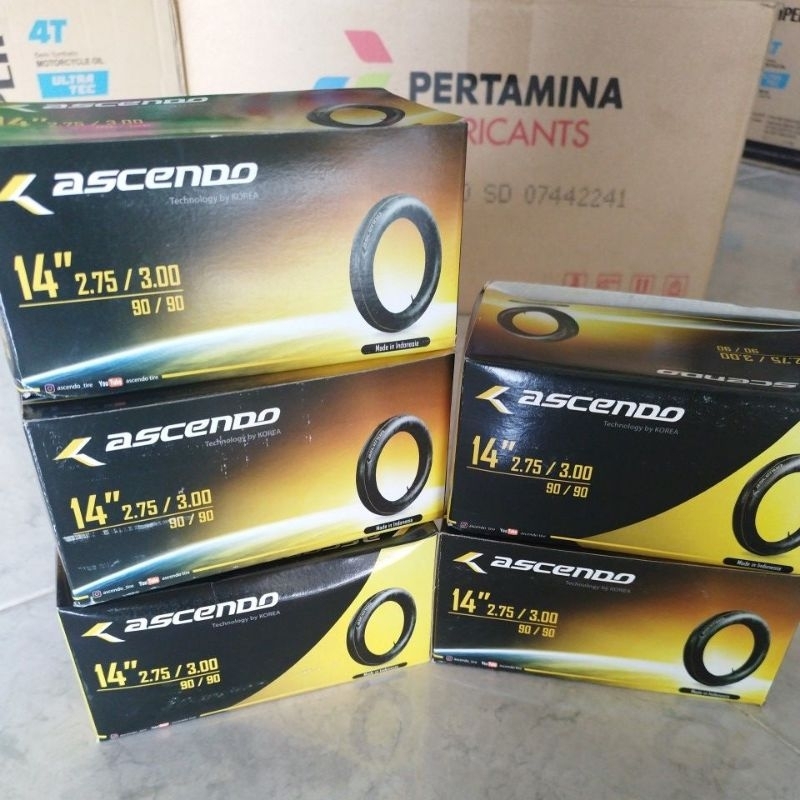 ban dalam motor ASCENDO ring 14 275/300 atau 14 90/90