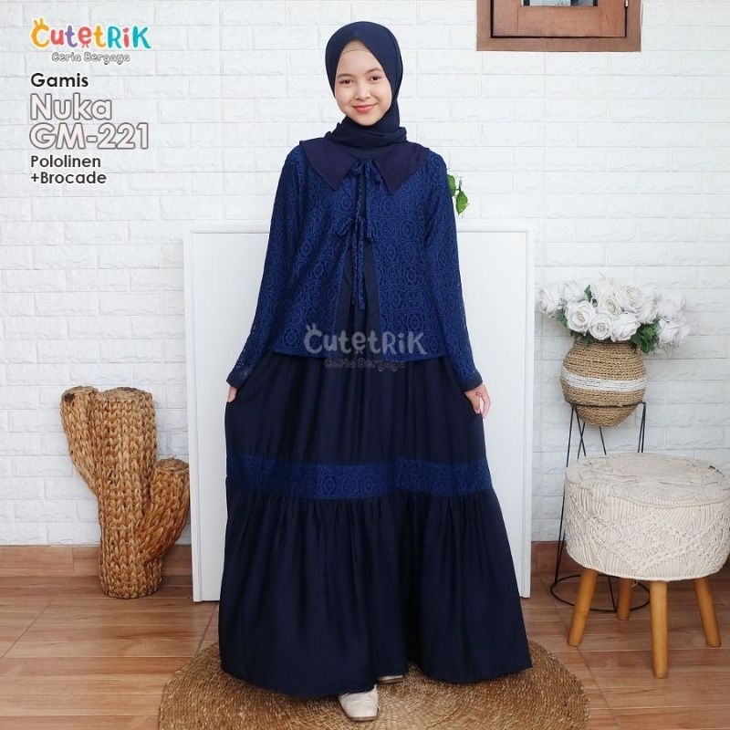 CUTETRIK Gamis Anak dan Remaja Gamis Nuka