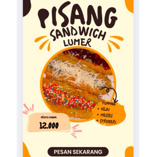 

Pisang sandwich lumer