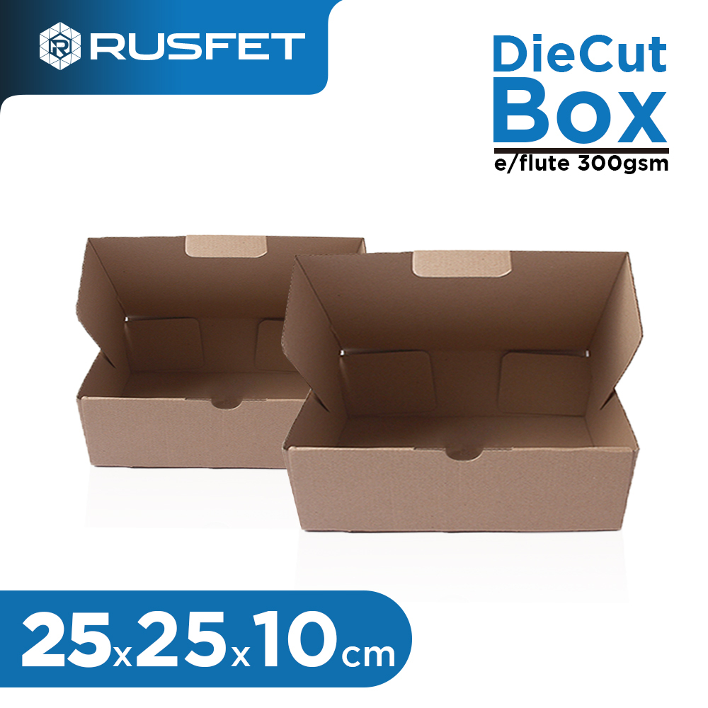 

Kardus Box Karton Die Cut 25x25x10 Polos Baru Termurah Eceran