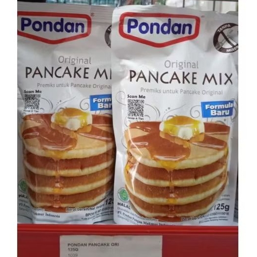 

Pondan Pancake Mix Premiks / Bahan Pancake / Tepung Pancake 125gr