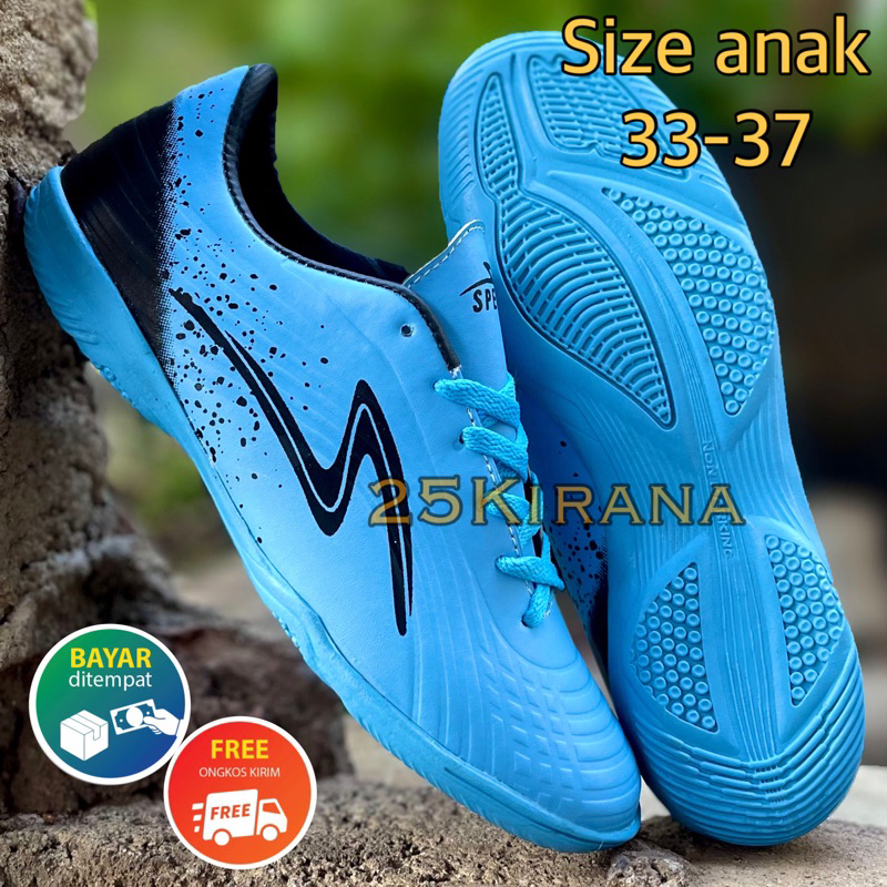 MODEL TERBARU Sepatu Futsal Specs Anak anak model terbaru 2025 BISA COD DITEMPAT UKURAN 33 34 35 36 