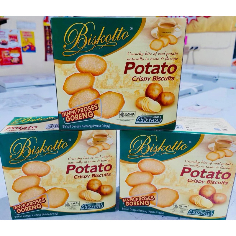 

Biskotto Potato box 360grm