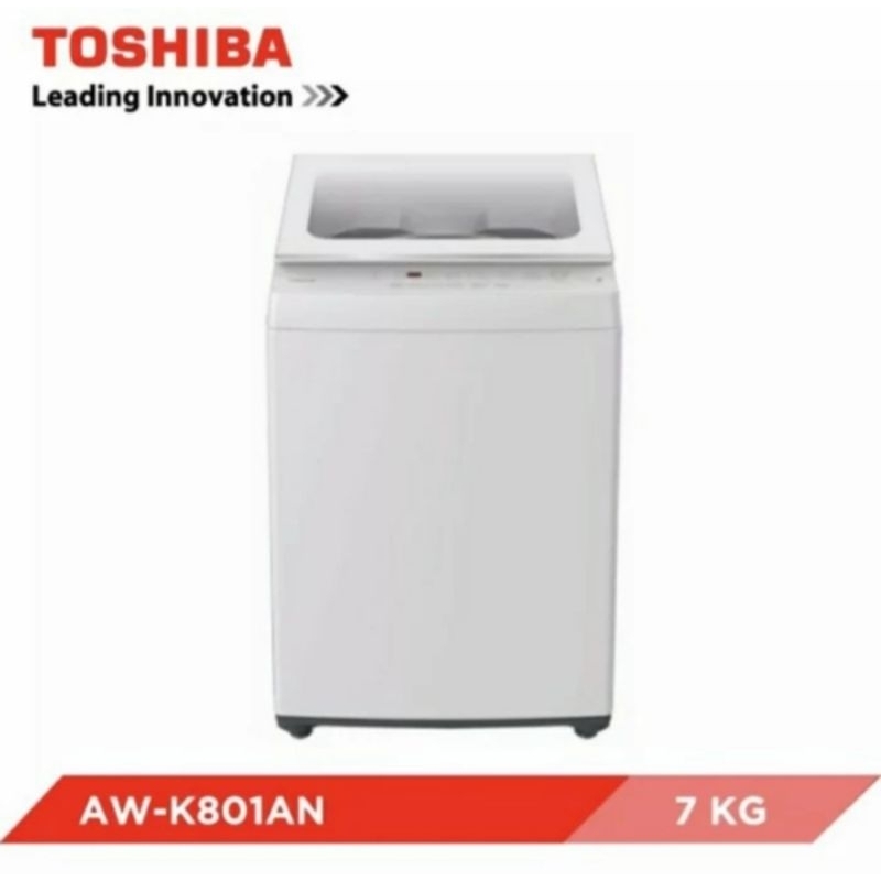 Mesin Cuci THOSIBA AW-K801AN | Top load 7kg AWK801AN mirip AW-J800AN