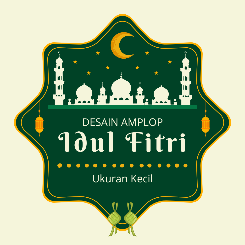 

Desain Amplop Lebaran ukurann kecil (5 Desain)