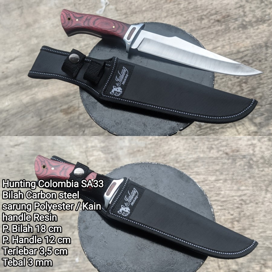 Pisau Survial Columbia SA33 Camping