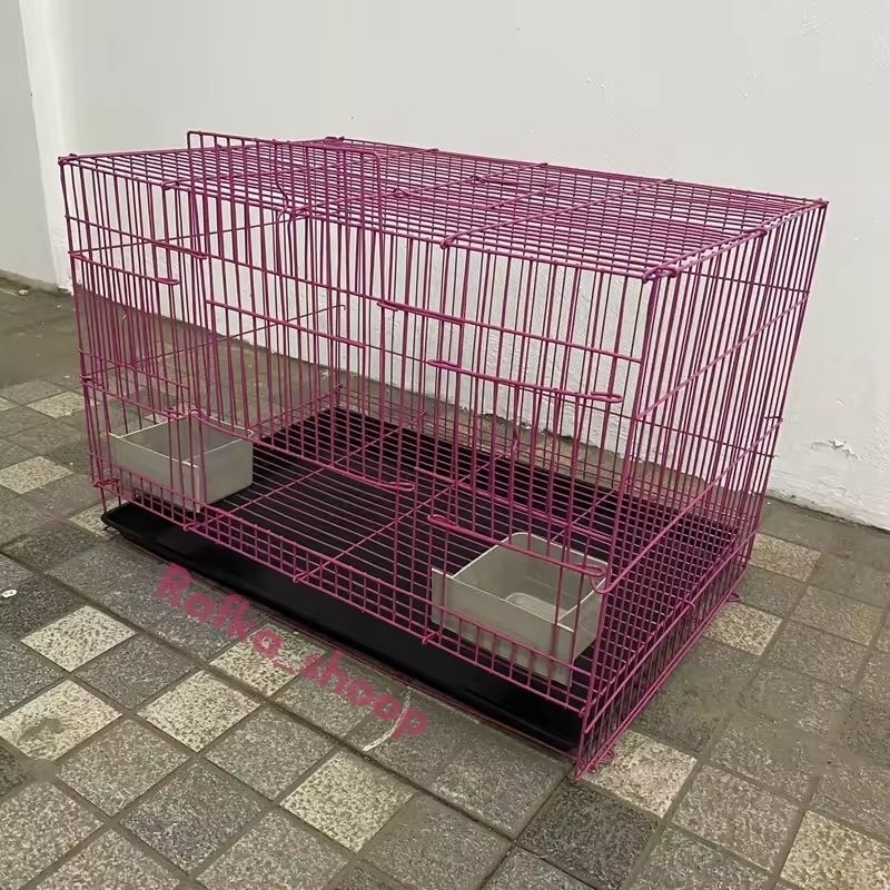 CUCI GUDANG GPSS- GROSIR Kandang Besi Lipat Kandang Kucing Kitten Kelinci Burung Kenari Love Bird