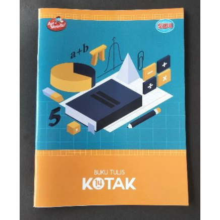 

Buku tulis kotak besar isi 38 lbr, bijian