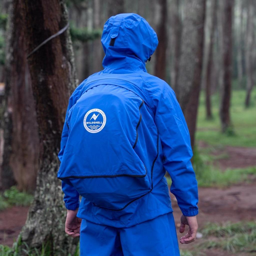 Wildshell Jas Hujan Biru/RAINCOAT JAS HUJAN ORIGINAL WILDSHELL SERIES SENTANI