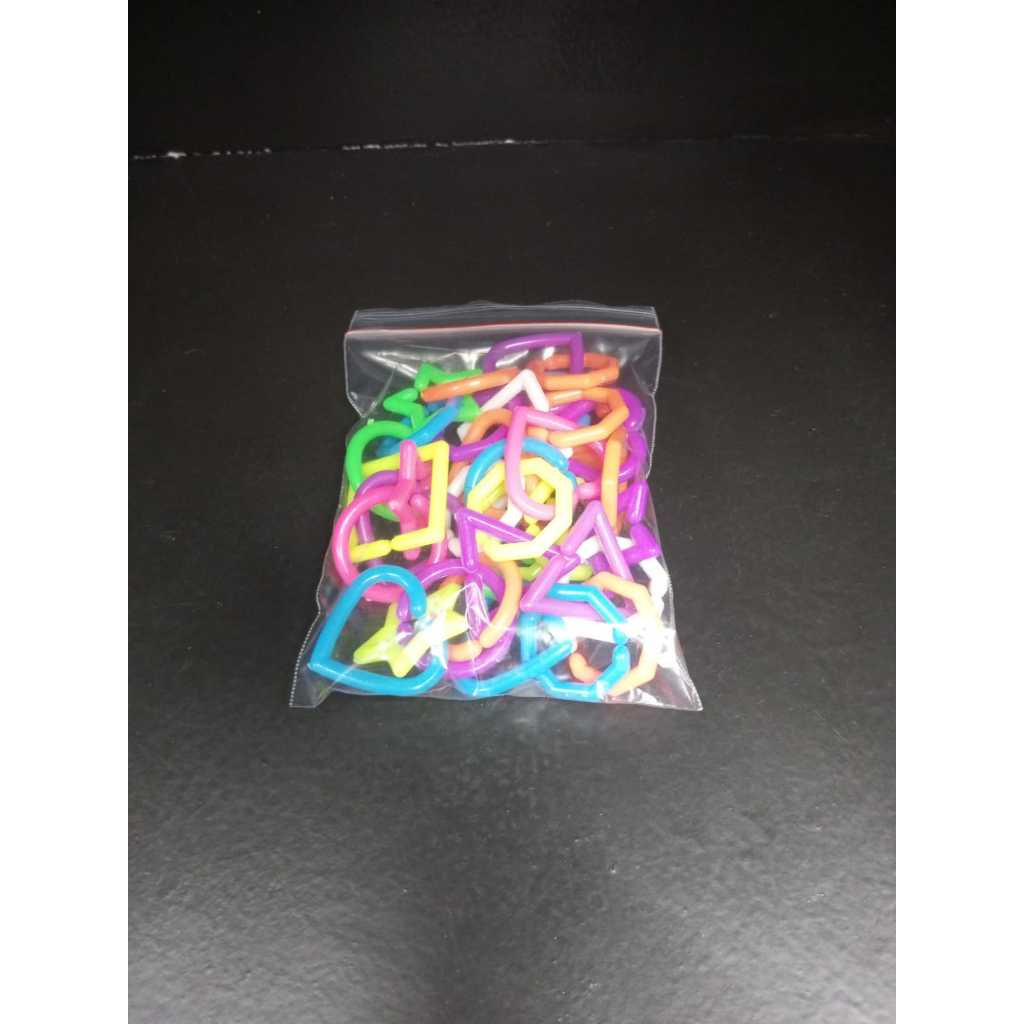 ADEWAP GLIDER Rantai Mainan Sugar Glider 1 Meter Rainbow