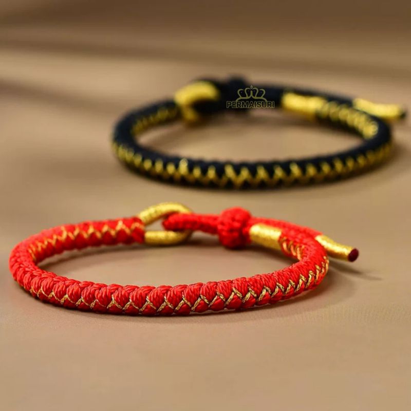 Tibet Asli Gelang Tibet Dragon Knot Singel Slidding Original Tibet