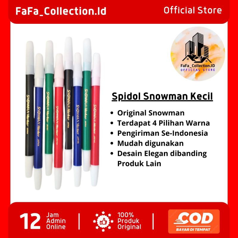 

Spidol Snowman Kecil