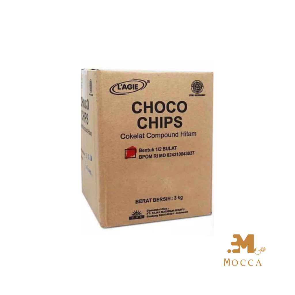 

L'AGIE CHOCOCHIPS COKELAT REPACK 250GR 100GR