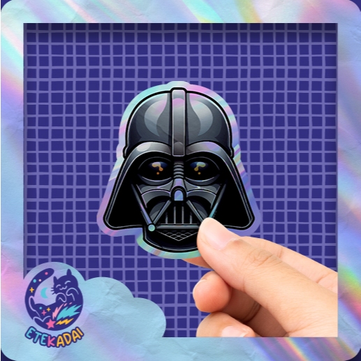 

Stiker Hologram Star Wars Darth Vader 02