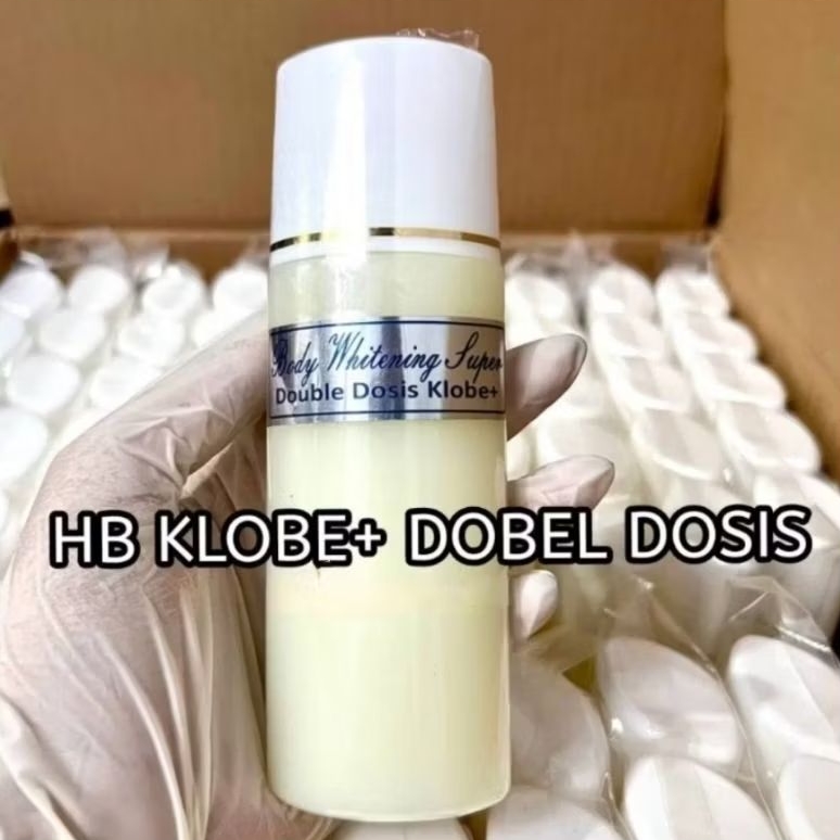 Hb Body Whitening Super Double Dosis Klobe++/ORIGINAL ANGGUR/Handbody Dosting Pemutih Badan
