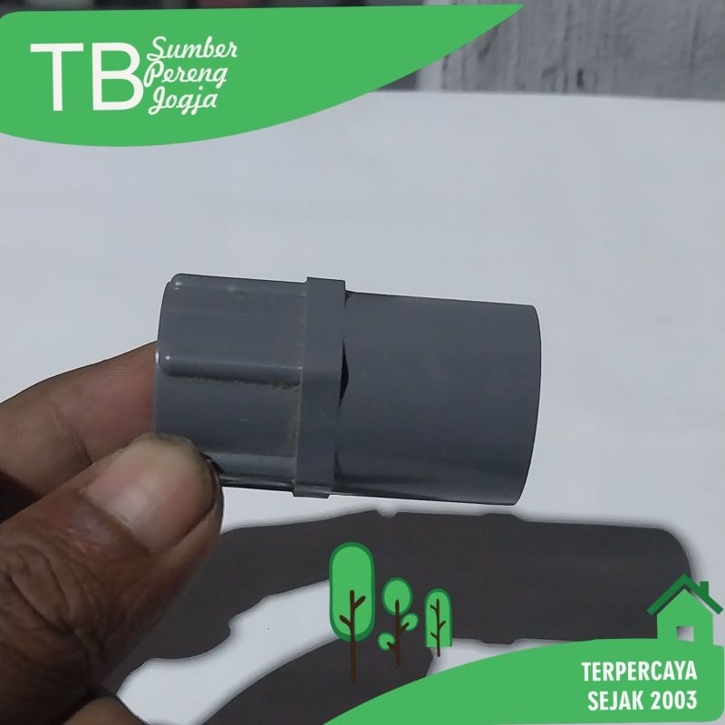 Sok Drat Dalam Pipa PVC 1/2"