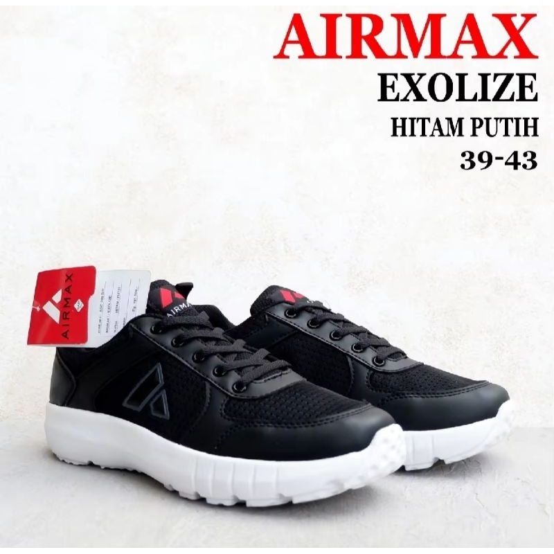 Sepatu AIRMAX - EXOLIZE - Size 39-43 - Sepatu Sneakers Pria