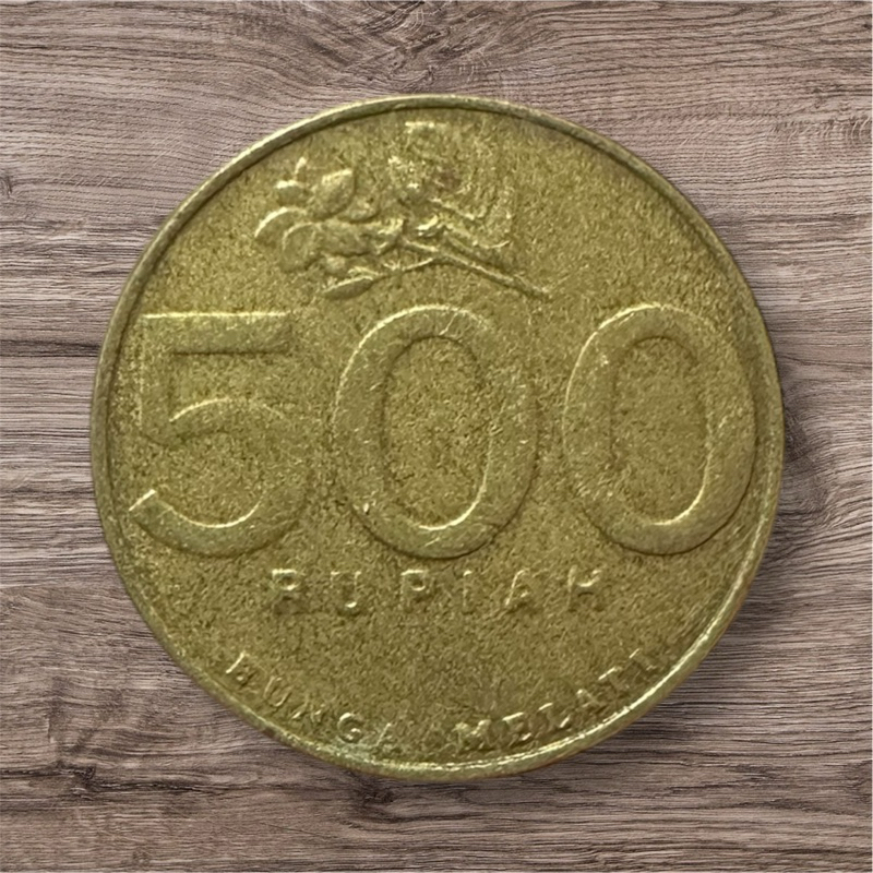Koin Logam 500 Rupiah Bunga Melati