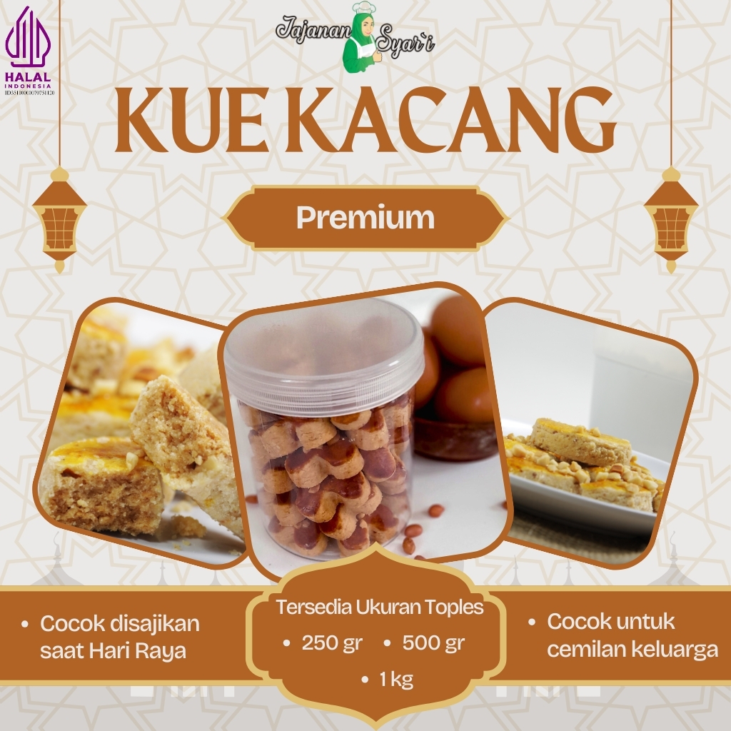

Kue Kacang Premium 500 gr