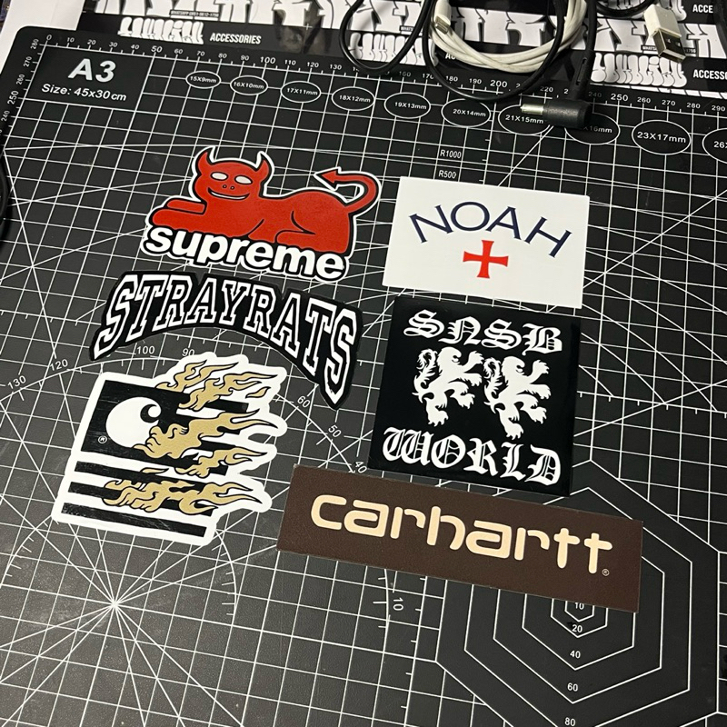 

STICKERPACK BRAND | SUPR3M3 CARH4RT NOAH SNSB STRAYR4TS | STIKER LAPTOP STIKER HELM STIKER TUMBLER