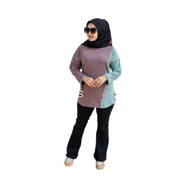 DEEFAS ~BUSANA MUSLIM MODEL KAOS KOMBINASI TERBARU DEEFAS123