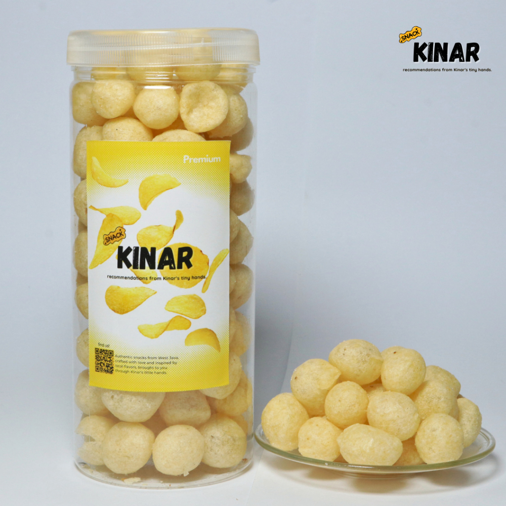 

[TOPLES) Cimol Mini Original Asin Gurih Premium: 1300ML/150Gram Sensasi Renyah Gurih!